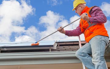 Sutton Row soft wash roof cleaning